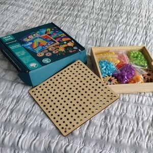 Mushroom Pins Gear Toys Nail Pegs Puzzle DIY Art Pegboard Games Colors Sorting